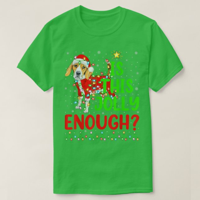 Camiseta El Divertido Árbol De Xmas Es Este Jollero Bastant (Diseño del anverso)