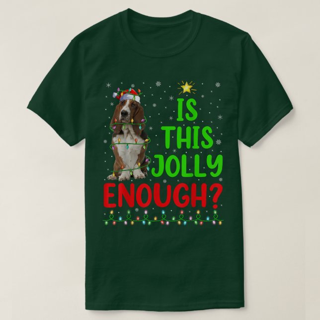 Camiseta El Divertido Árbol De Xmas Es Este Jolón Suficient (Diseño del anverso)