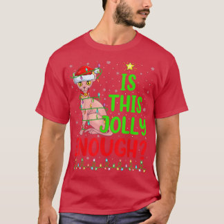Camiseta El Divertido Árbol De Xmas Es Un Gato Sphyn Chr Su