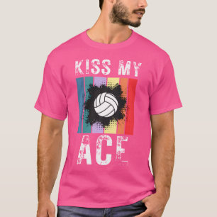 Camiseta El divertido beso de voleibol mi puesta de sol de 