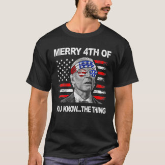 Camiseta El Divertido Biden Deslumbró A Merry 4 De Ustedes