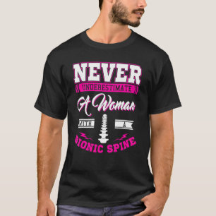 Camiseta El Divertido De Maestros Nunca Subestima A Una Muj