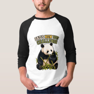 Camiseta El divertido desafío de dieta de papá Funny Panda