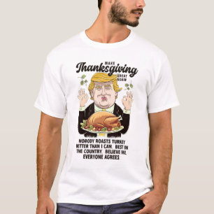 Camiseta El divertido Día de Acción de Gracias de Trump hac