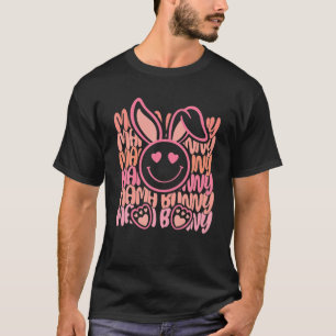 Camiseta El divertido día de Pascua de la mamá conejita son