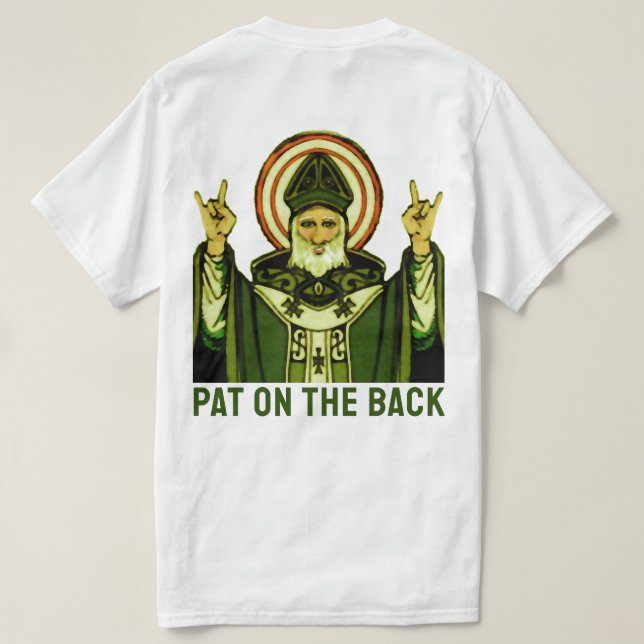 Camiseta El divertido Día de San Patricio (Reverso del diseño)