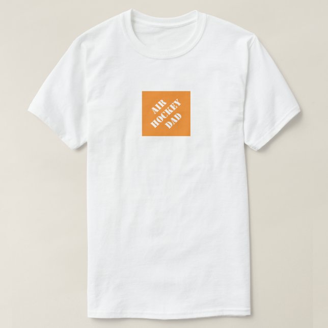 Camiseta El divertido día del padre de papá, padre del hock (Diseño del anverso)