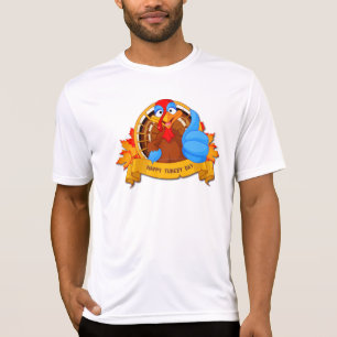 Camiseta El divertido diseño de Acción de Gracias al estilo