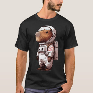 Camiseta El divertido espacio astronauta Capybara