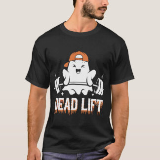 Camiseta El divertido fantasma Gymer Halloween con el ascen