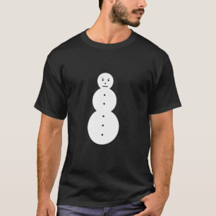 Camiseta El divertido hombre de nieve enojado The Jeezy Sno