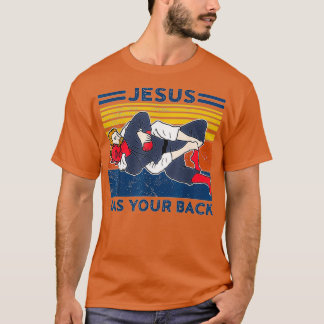 Camiseta El divertido Jiu Jitsu Jesús brasileño tiene la es