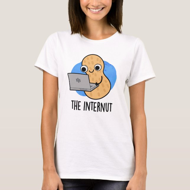 Camiseta El divertido juego de maní de internet de Internut (Anverso)