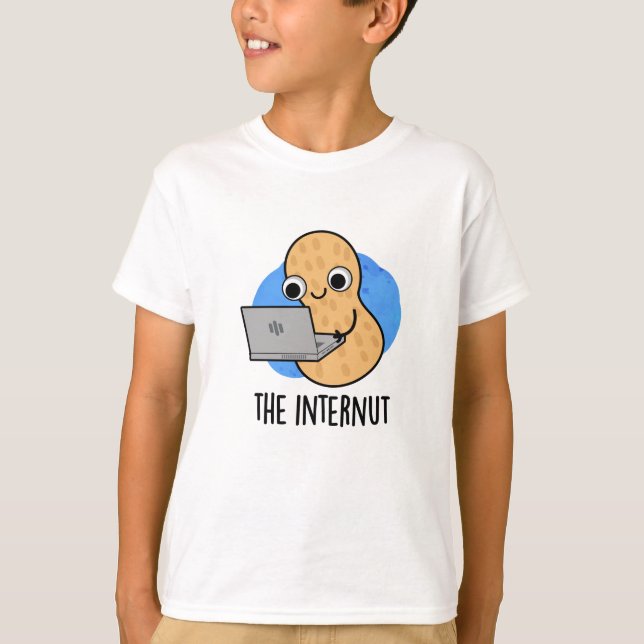 Camiseta El divertido juego de maní de internet de Internut (Anverso)