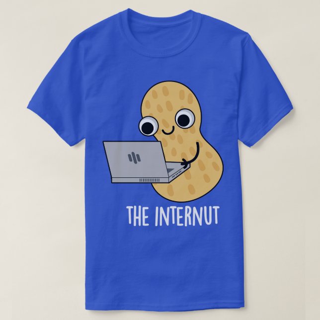 Camiseta El divertido juego de maní de internet de Internut (Diseño del anverso)