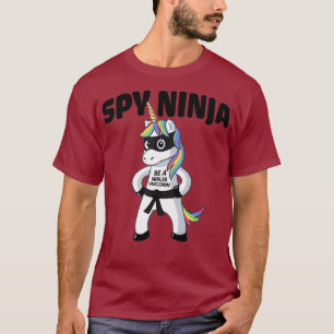 Camiseta El divertido juego espía Ninjas Game Unicorn Ninja