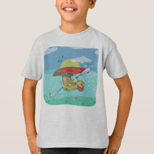 Camiseta El divertido kayak de pescado