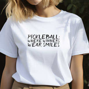 Camiseta El divertido lema negro Dream de Pickleball Lover