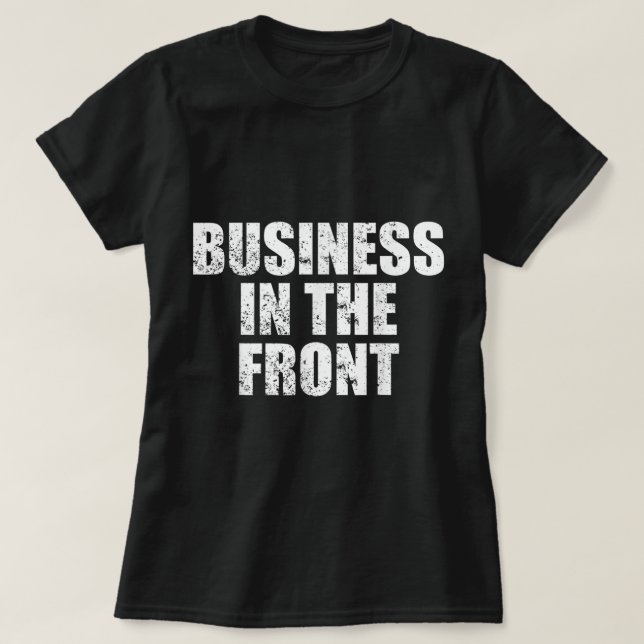 Camiseta El divertido negocio de los Mullet en el Fiesta de (Diseño del anverso)