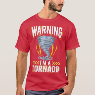 Camiseta El divertido niño Tornado Lover El Tiempo