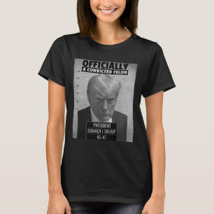 Camiseta El Divertido Presidente Trump Es Oficialmente Un I