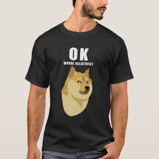 Camiseta El divertido relativista moral del perro Lover