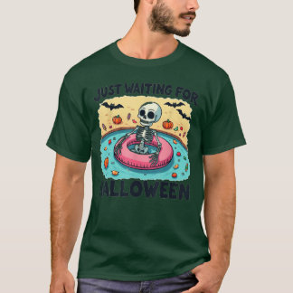 Camiseta El divertido Skeleton del Verano 2025 esperando