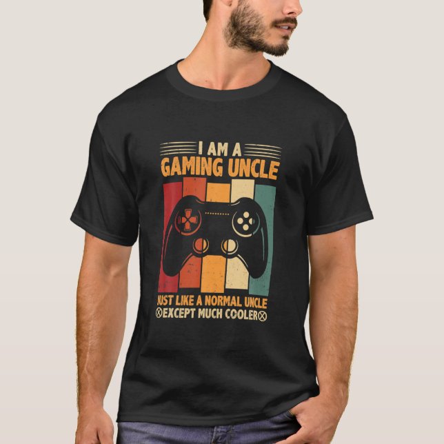 Camiseta El divertido tío del juego del regalo del videojue (Anverso)