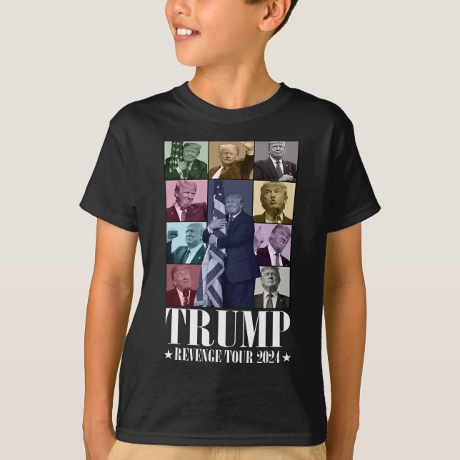 Camiseta El divertido tour Trump por la venganza 2024 (Anverso)