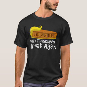 Camiseta El divertido Trumpkin Pie hace que el día de Acció