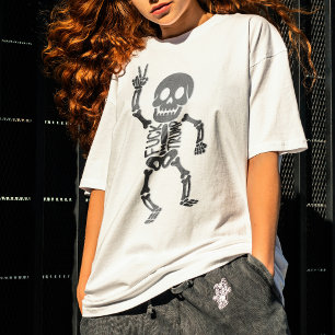 Camiseta El divertido y divertido esqueleto anti Trump del