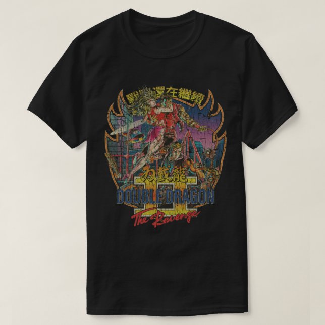 Camiseta El doble dragón II La venganza de 1988 (Diseño del anverso)