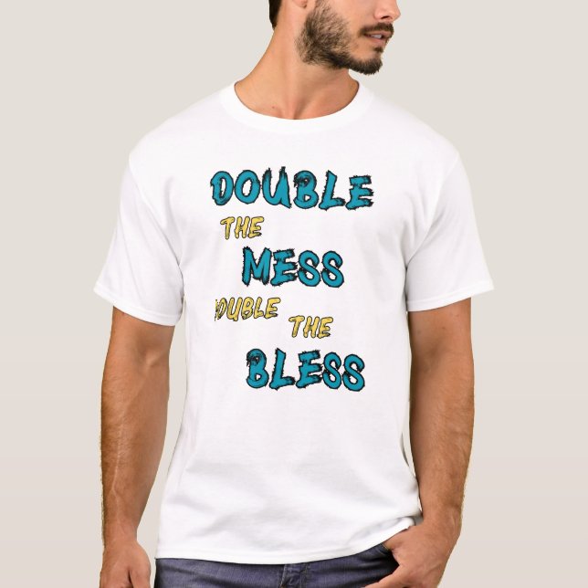 Camiseta El Doble Mess Doble Los Bendecidos (Anverso)