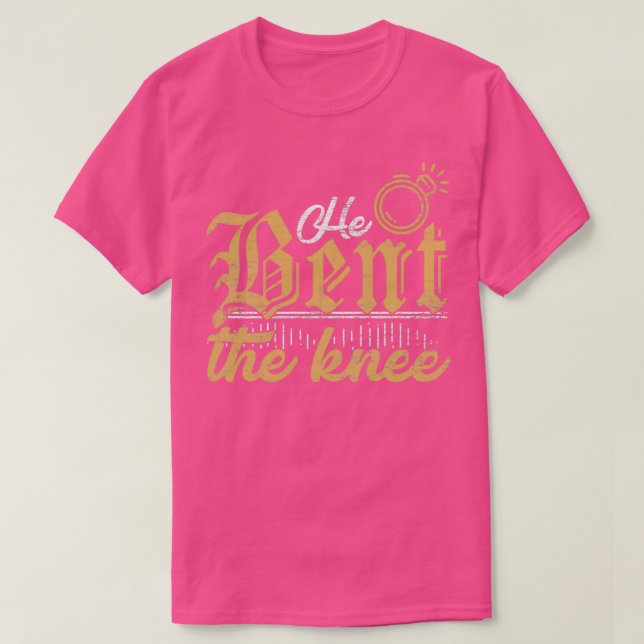 Camiseta Él dobló la rodilla 1 (Diseño del anverso)