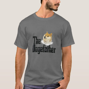 Camiseta El Doge De Dogefather Dogecoin Shiba A La Luna Coi