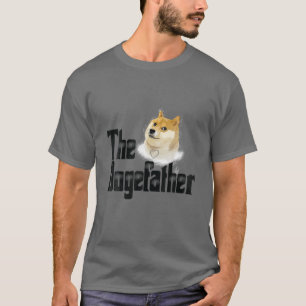 Camiseta El Doge De Dogefather Dogecoin Shiba A La Luna Coi