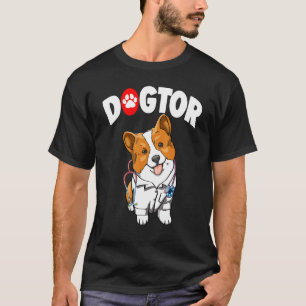 Camiseta El Dogtor Corgi Lindo Las Mujeres Aman Doctor Perr