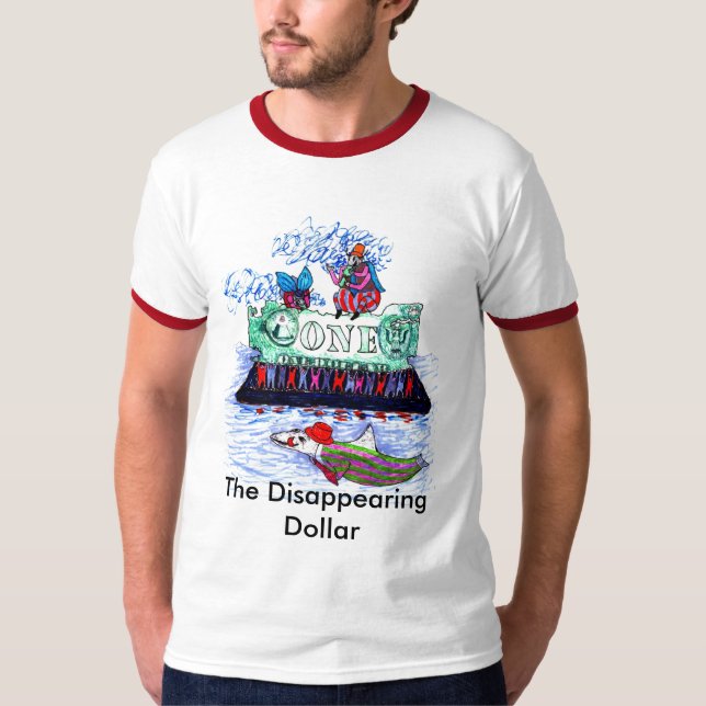 Camiseta El dólar de desaparición (Anverso)