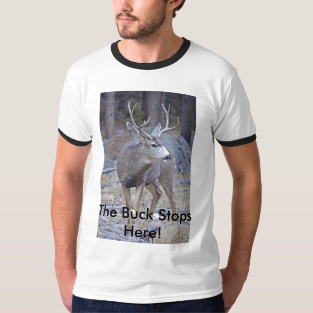 Camiseta ¡El dólar para aquí! (Anverso)