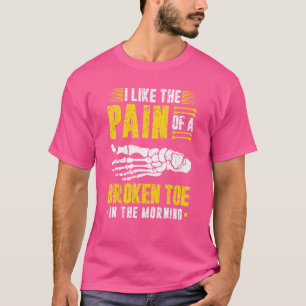 Camiseta El Dolor De La Fractura De Toque Roto Se Recupera