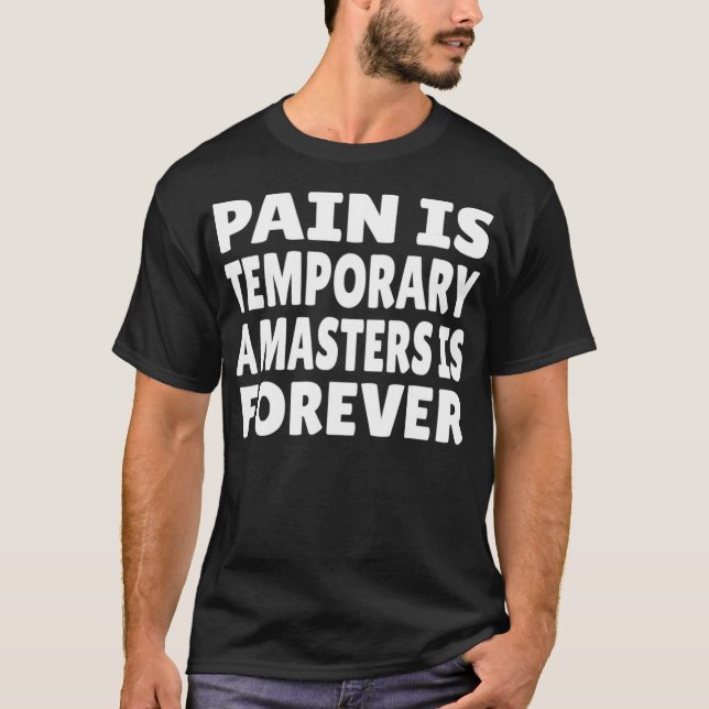 Camiseta El dolor de máster es MAMÁES temporales de camiset (Anverso)
