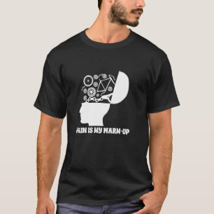 Camiseta El dolor del ciclista al andar en bicicleta es mi