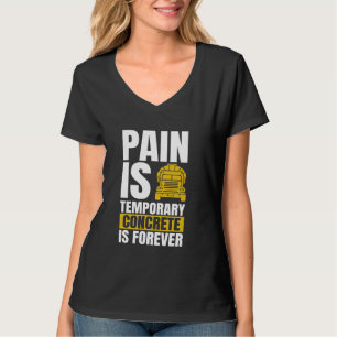 Camiseta El Dolor Es La Tripulación Temporal De Trabajadore