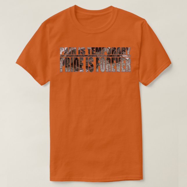 Camiseta El dolor es temporal (Diseño del anverso)