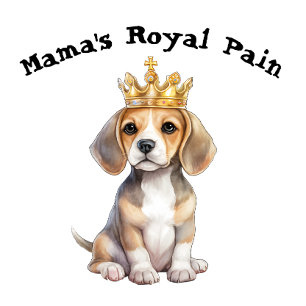 Camiseta El dolor real de Beagle Mama