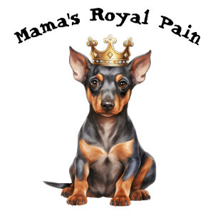 Camiseta El dolor real de Doberman Pinscher Mama