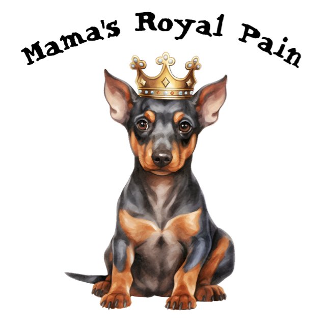 Camiseta El dolor real de Doberman Pinscher Mama (Subido por el creador)