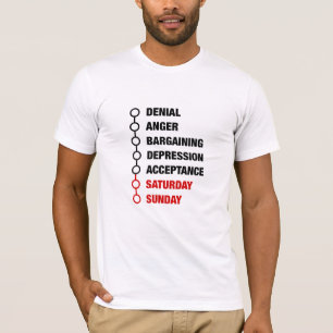 Camiseta El dolor termina cuando empieza el fin de semana