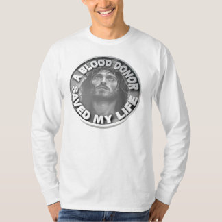 Camiseta El donante de sangre ahorró mi vida