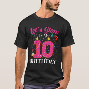 Camiseta El Donut de los Niños es mi décimo cumpleaños 10 a